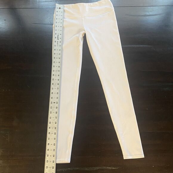 White Alo Full Length Leggings Size Small - Picture 3 of 11